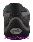 Superfit Sneaker in grau/schwarz mit Herz, Gr. 31-32