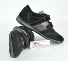 Superfit Sneaker mit 2-fach Klettverschluß in schwarz Velourleder/Effektleder/Textil mit Goretex, Gr. 31-32 + 36-40