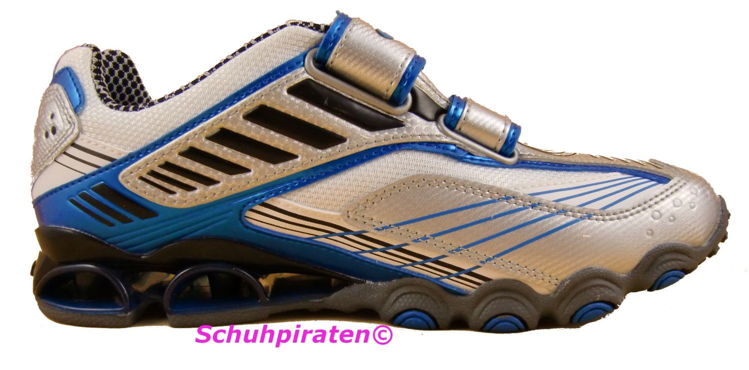 Geox Sport Halbschuh in weiß/blau/silber Gr. 39