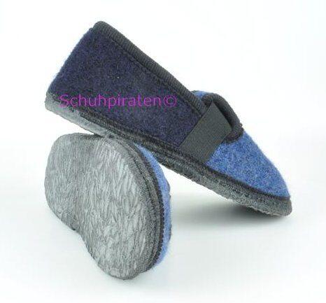 Kitz Pichler Hüttenschuhe Wickie2 jeansblau, Gr. 33 + 35