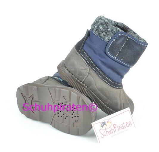 Geox Winterstiefel grau/dunkelblau, Gr. 21